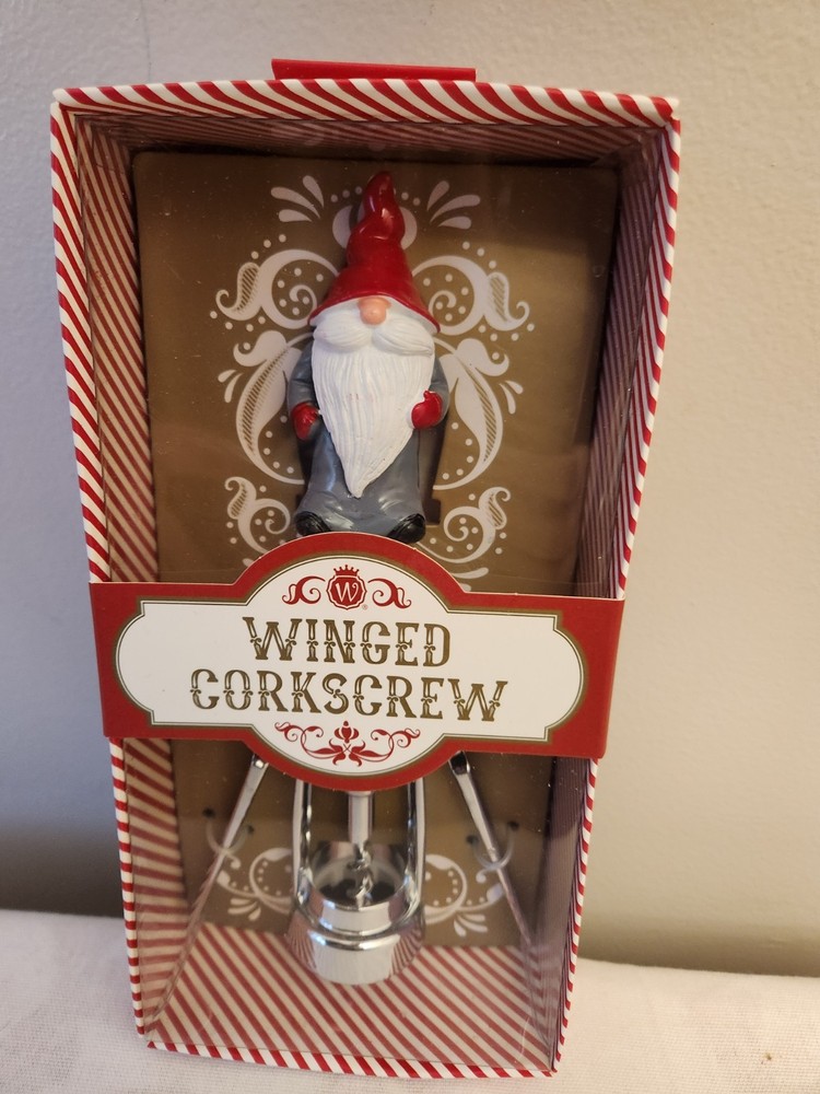 Wild Eye Designs Winged Corkscrew With Gnome.  New