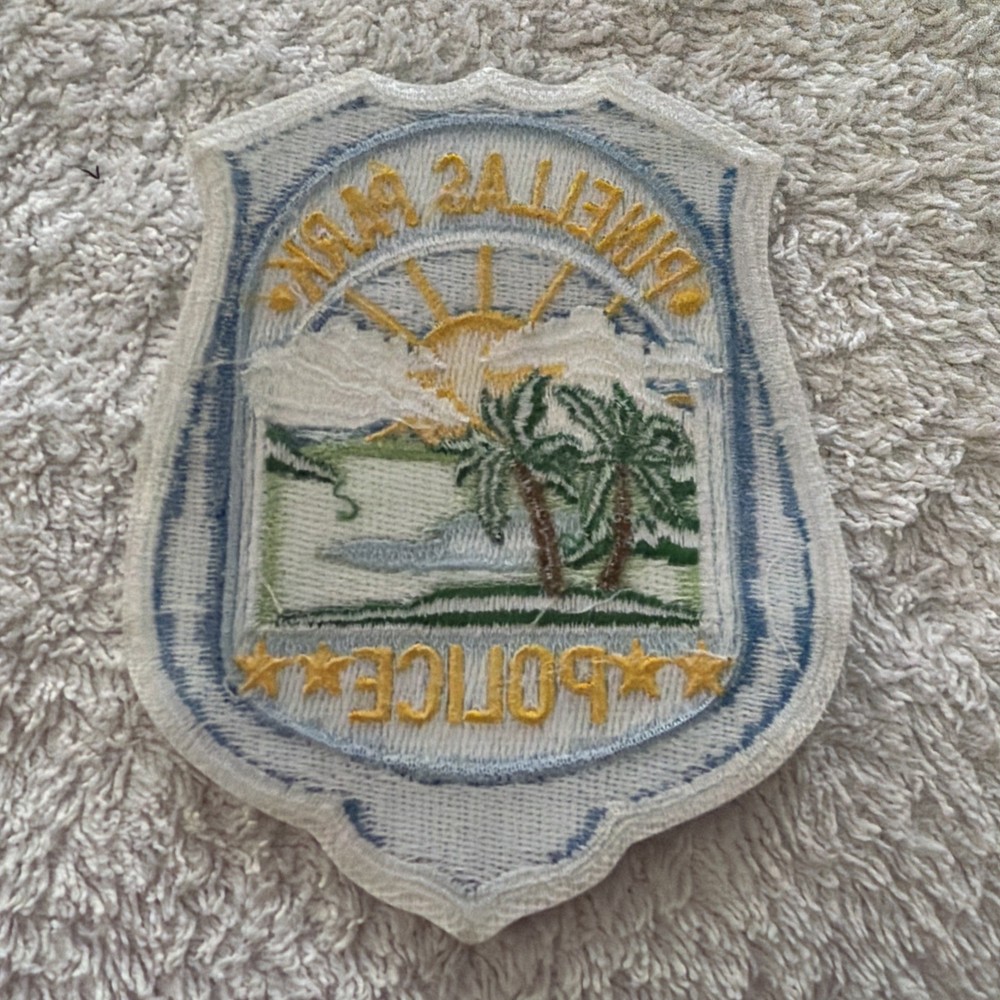 Vintage Pinellas Park Florida Police Patch