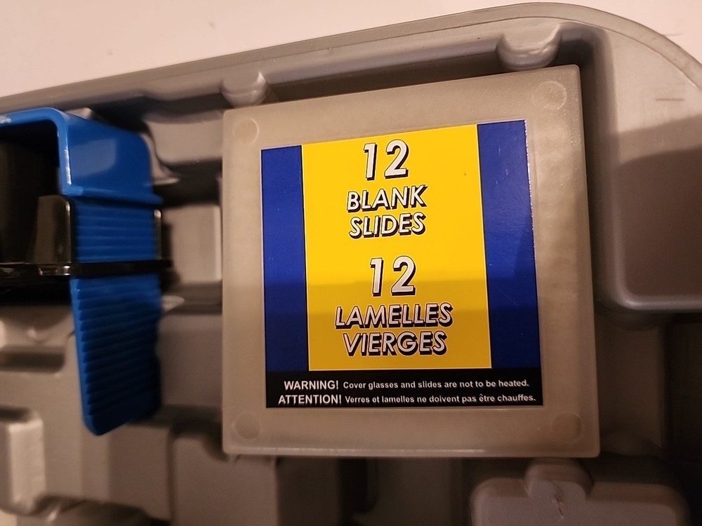 Micro Science Microscope Complete Set Deluxe With Carrying Case