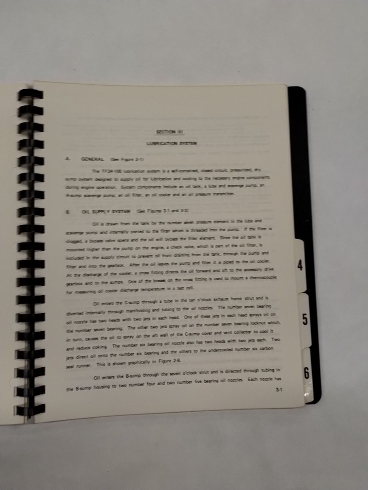 General Electric Model TF34-100 Training Guide March 1979-Original