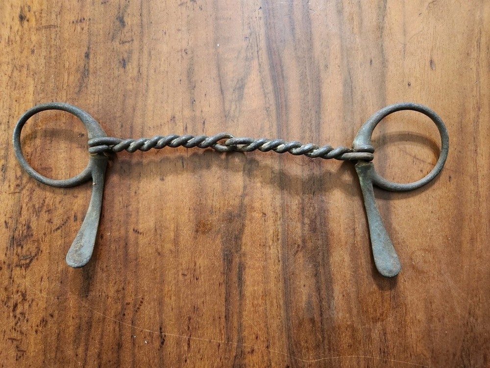 Vintage Twisted Wire Snaffle Bit Horse Bit