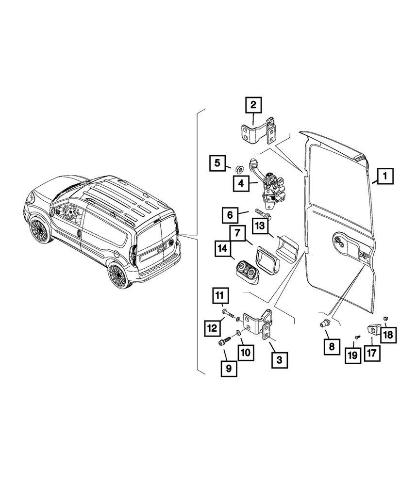 Genuine Mopar Screw 68311672AA