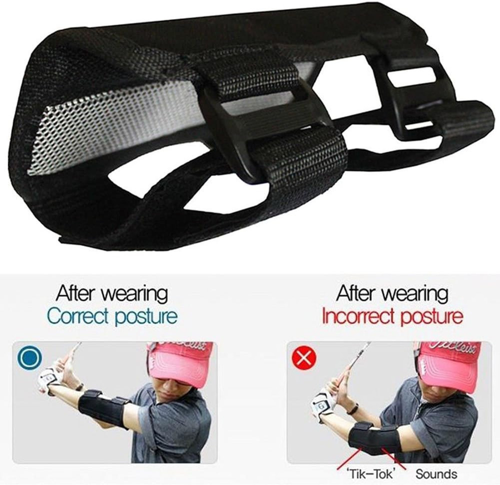 Elbow Brace for Golf Swing Training Aids Straight Practice, Easy Correct Trai...