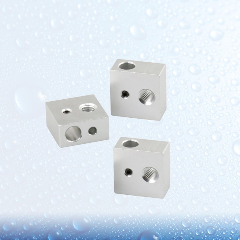 3 Pcs Printer Accessories Heater Block High Temperature Aluminum Heating