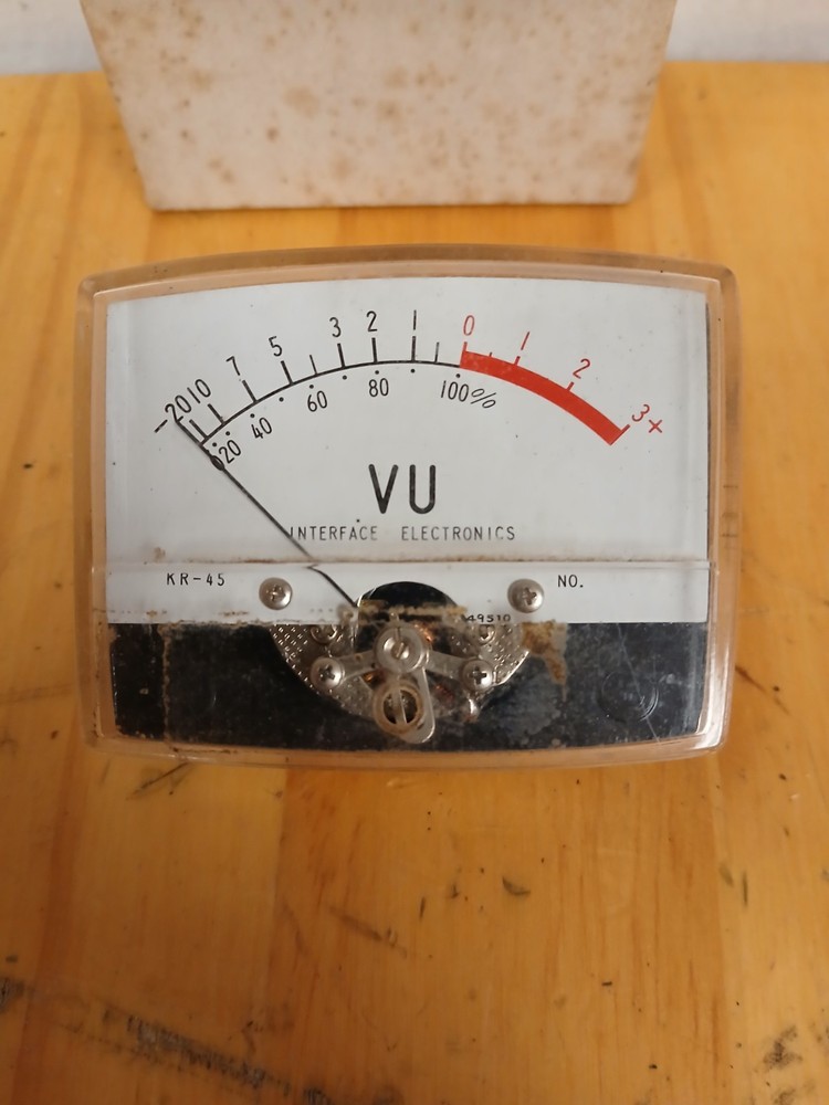 Vintage VU meter japan used
