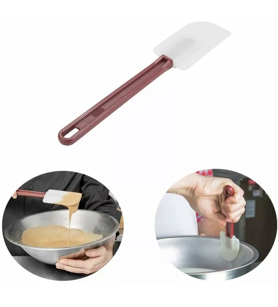 Thunder Group 16" Silicone Scraper, Heat Resistant White 16" Silicone Scraper