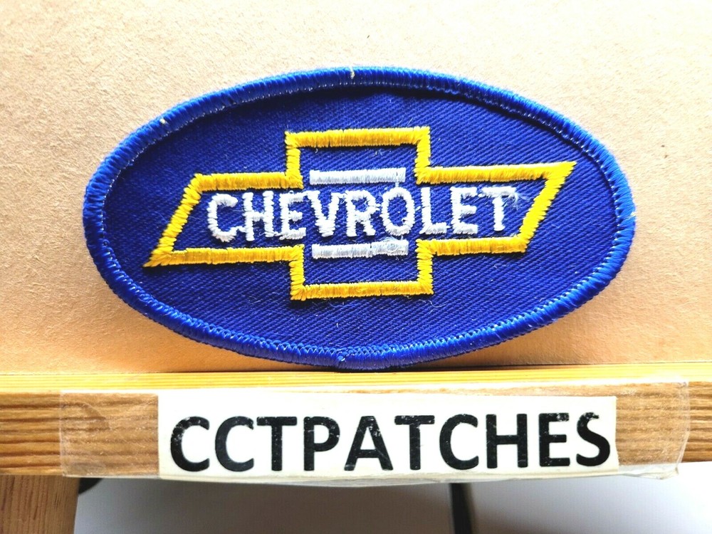 VINTAGE CHEVROLET BOWTIE OVAL PATCH