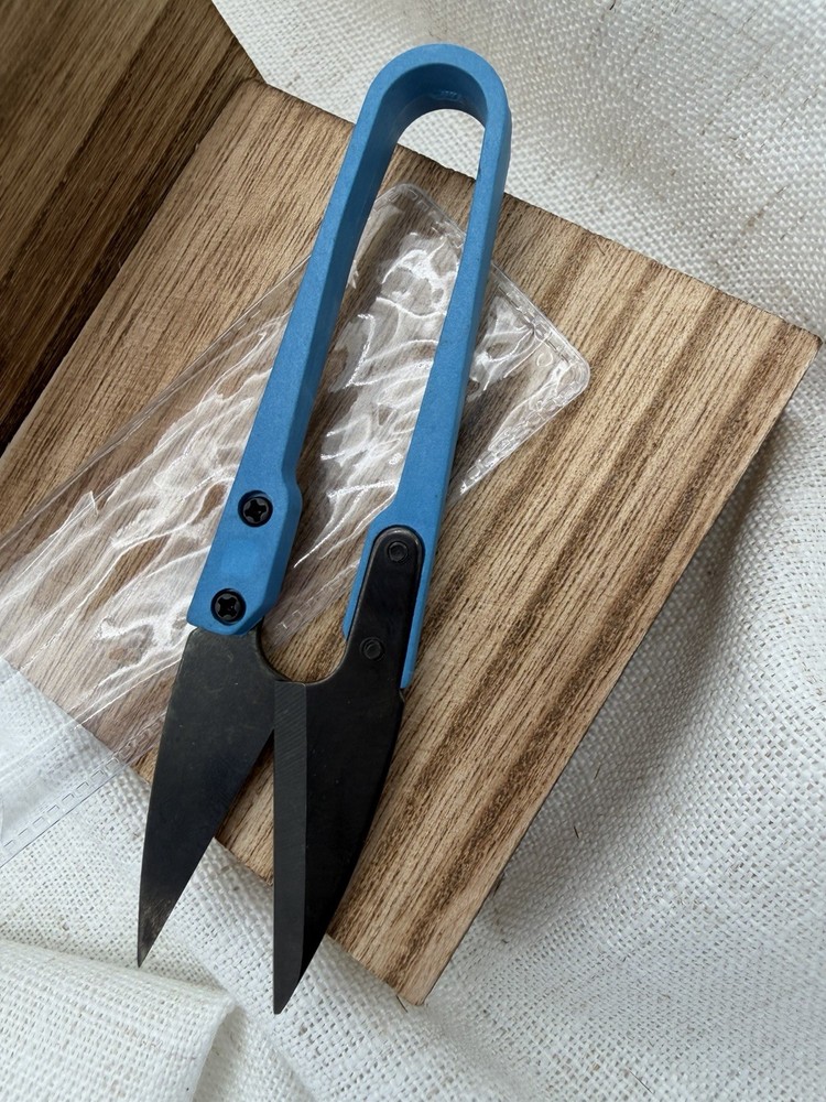 Mini Garden Snips Pruning Scissors Floral Trimming Shears Blue Deadhead Tool