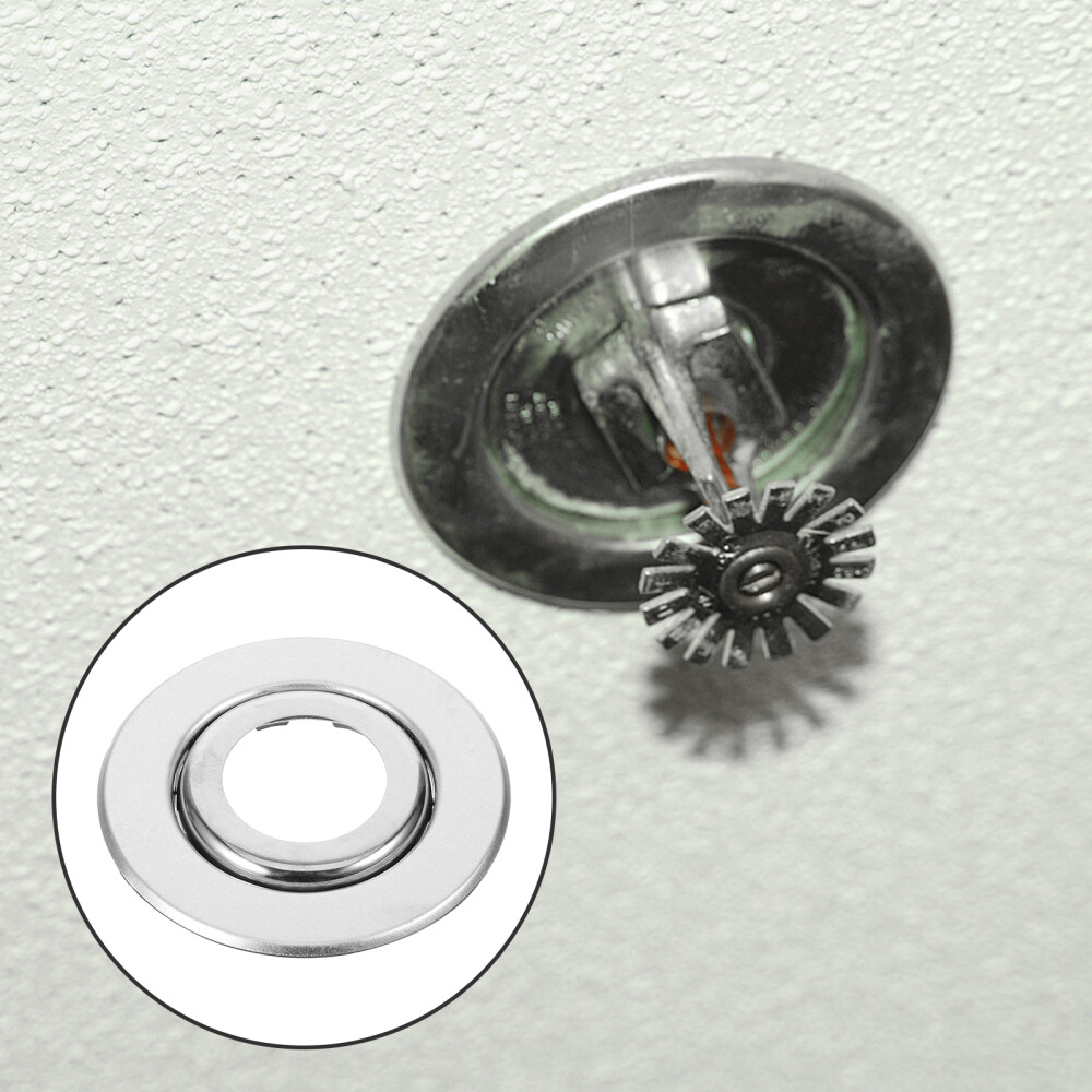 10 Pcs Stainless Plate Sprinkler Head Decorative Cover Fire Shield