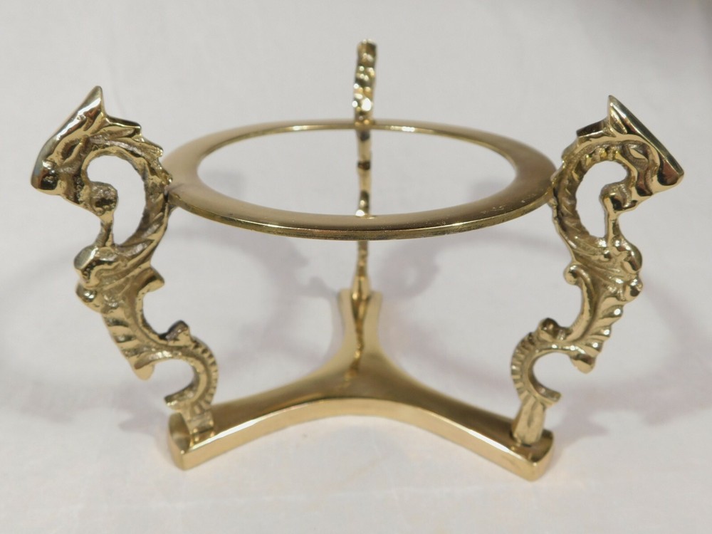 SPHERE Display Stand Large Size Dragon Design Solid Brass