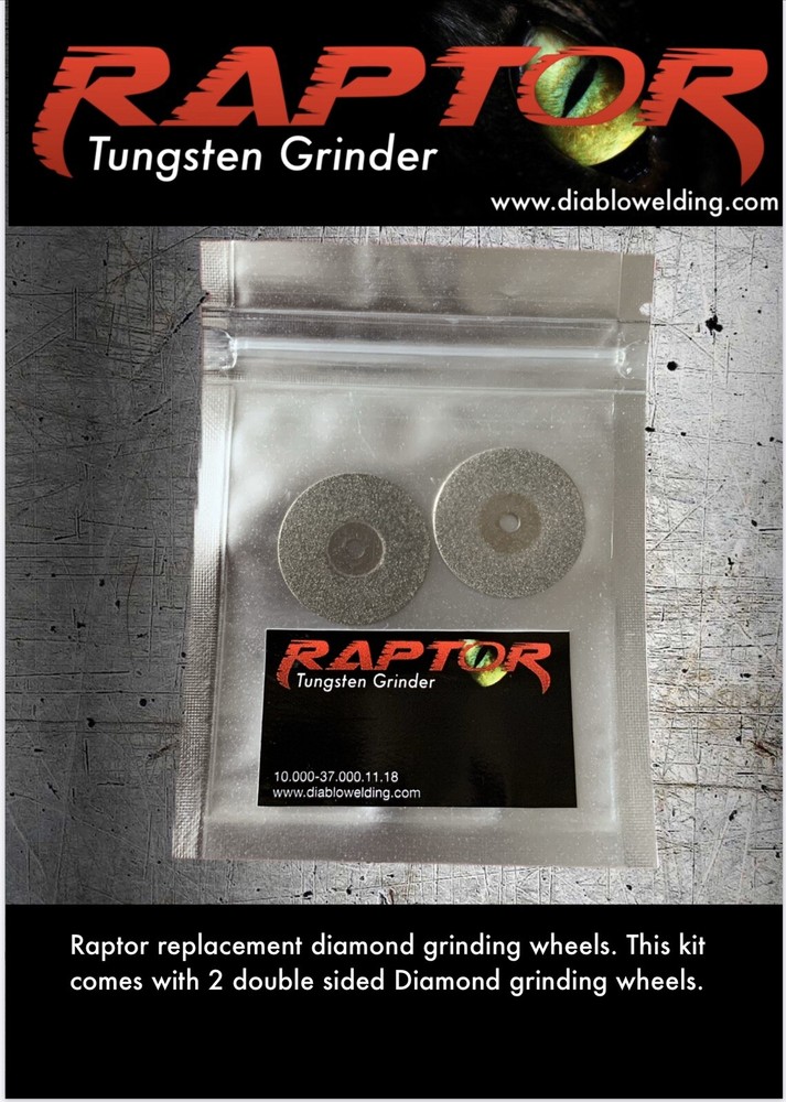 Raptor Tungsten Grinder replacement grinding wheels ( 5 Disc Pack) @