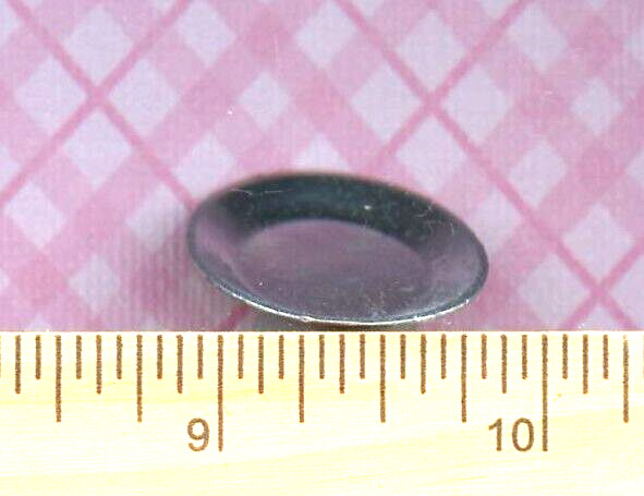 Dollhouse Miniature Metal Pie Pan