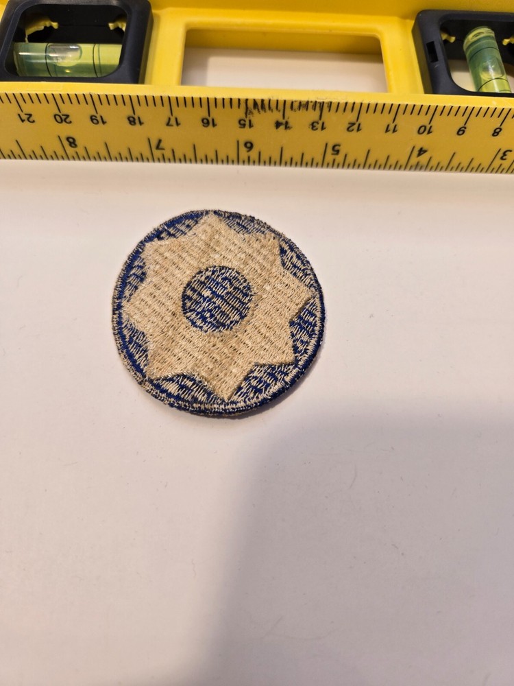 WWII ERA US ARMY 8TH SERVICE COMMAND Patch