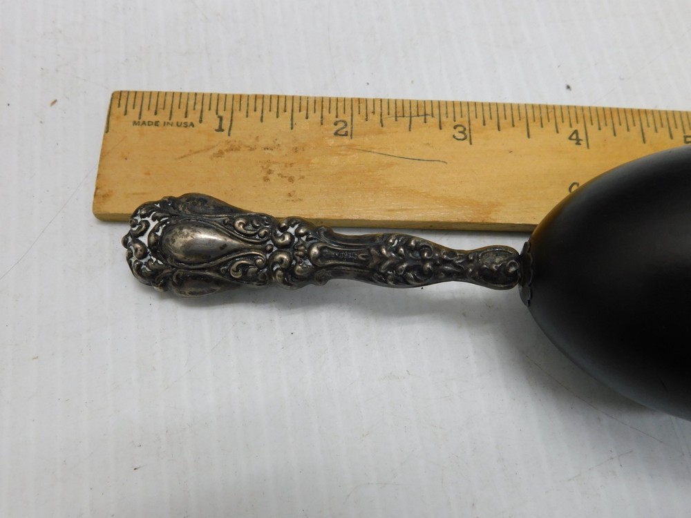 Set of 4 Vintage Darning Eggs, Sterling Silver handles