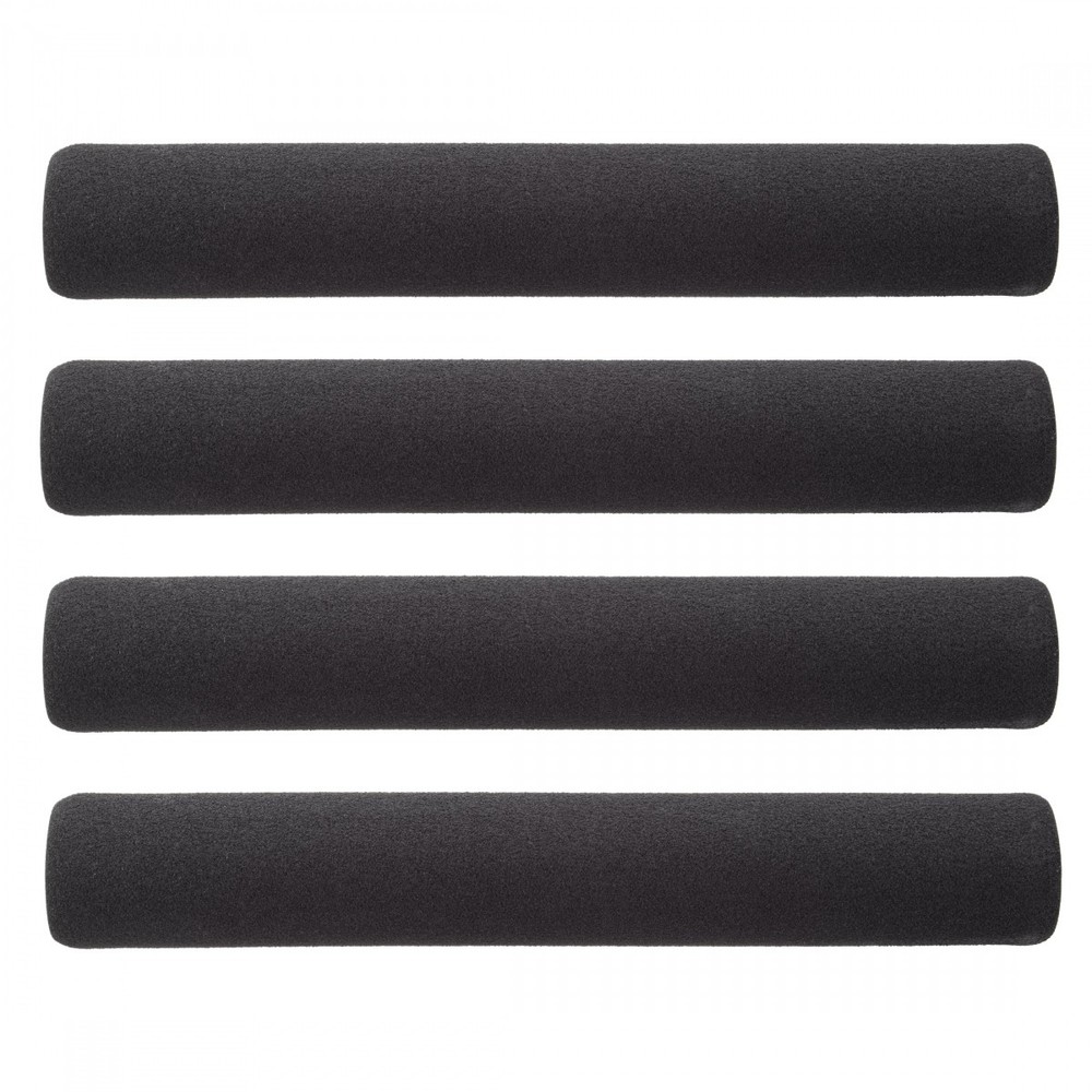 Sunlite Black Foam Handlebar Grips | 4-Piece Set, Durable Soft Comfort