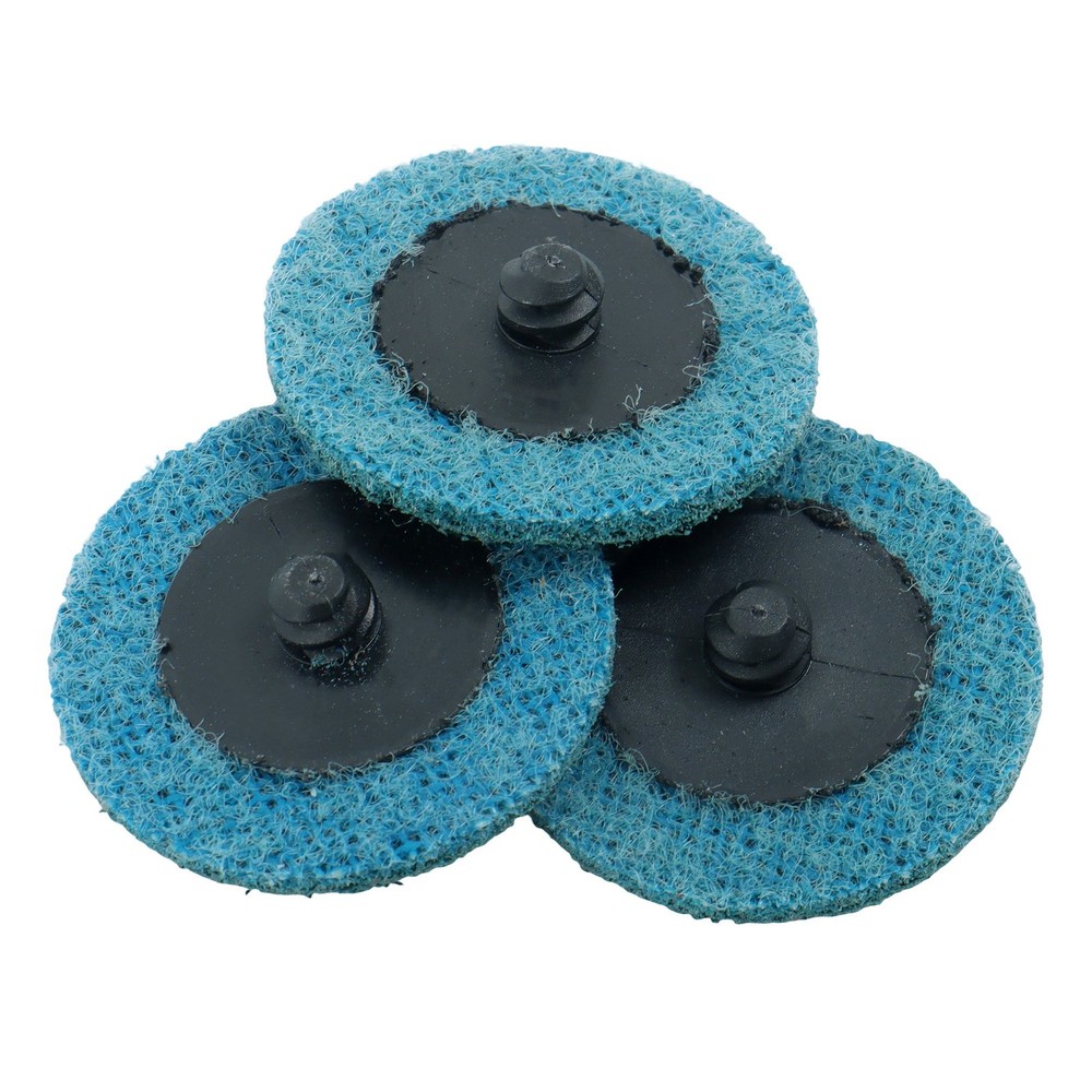 25 PCS 2 Inch Blue Fine Nylon Quick Change Surface Conditioning Discs
