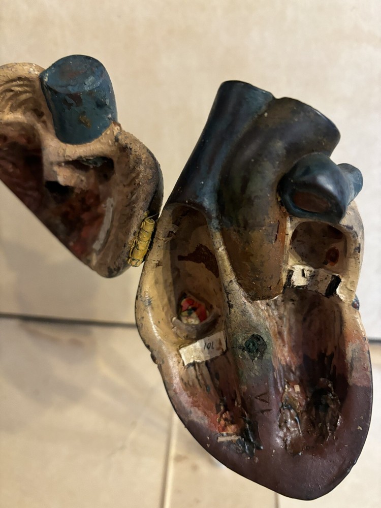 Antique Human Heart Anatomical Model