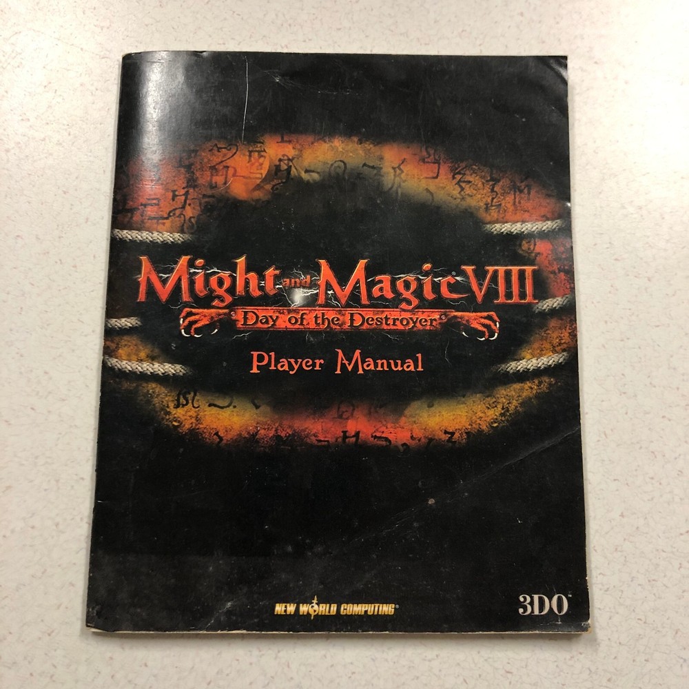 Might & Magic VIII Player Manual - Instruction Booklet ONLY ( Windows PC )