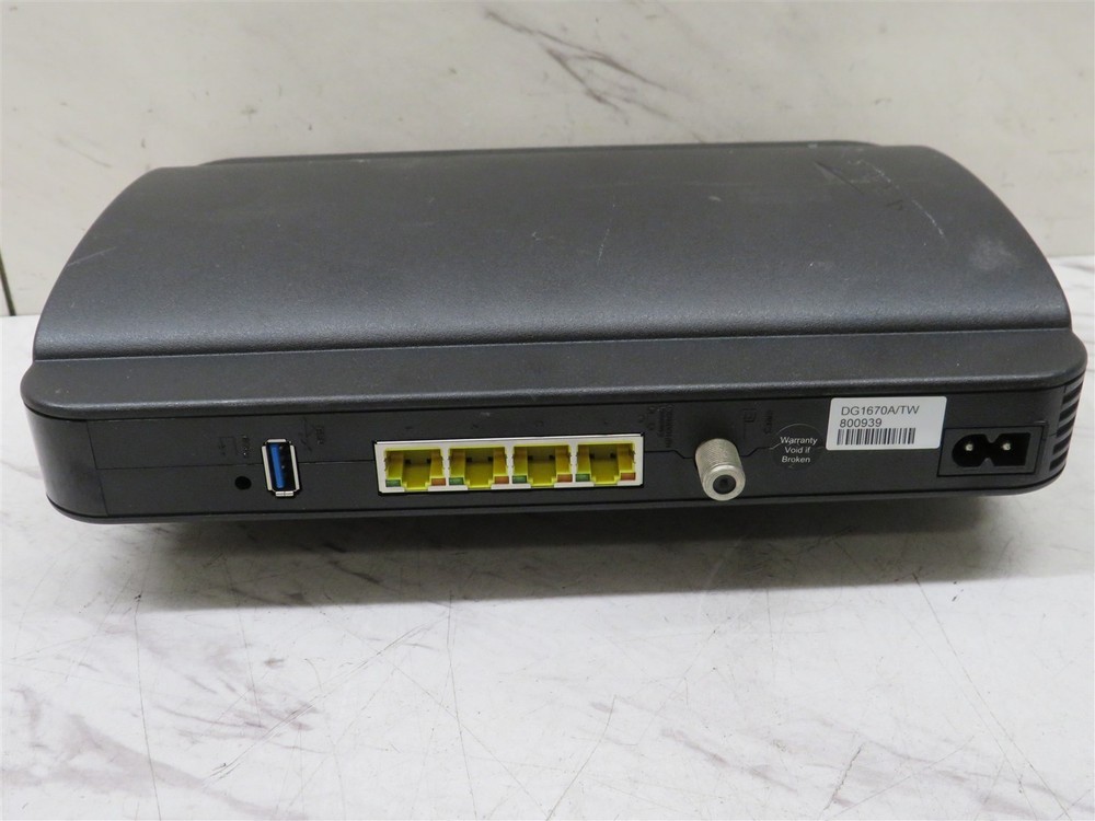 Arris Modem Router DG1670A Black