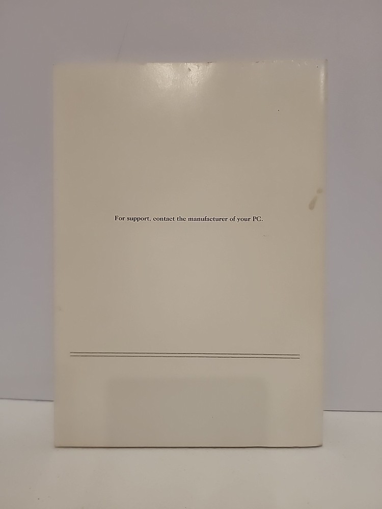 Vintage Microsoft MS-DOS 6.2 Concise User's Guide Manual PC Operating System