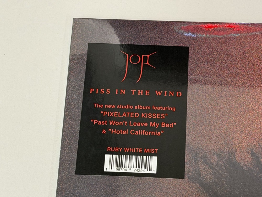 SIGNED Joji - Piss in the Wind Ruby White Mist Vinyl LP AUTOGRAPHED SHIPS NOW!