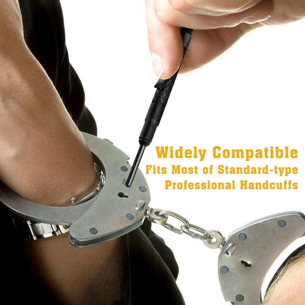 Oversize Tactical Police Pocket Cuff Key Universal Handcuff Key, Extend Durable
