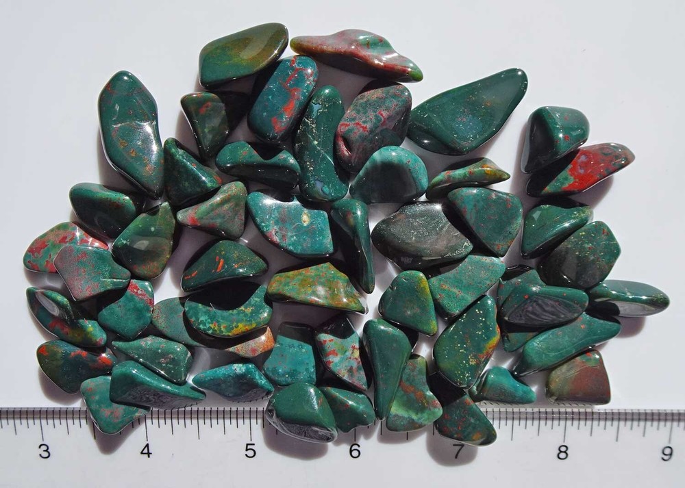 Fancy Jasper - 3.9 ounces Medium/Small Tumbled Stones rt544c