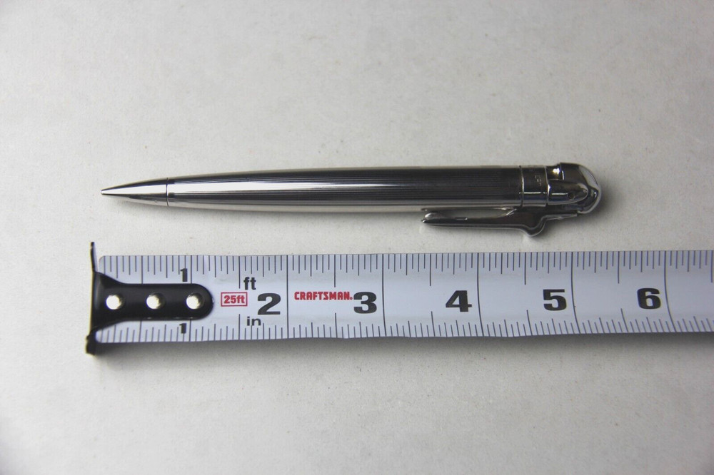 Ronson Penciliter, Rhodium Plated, with Box