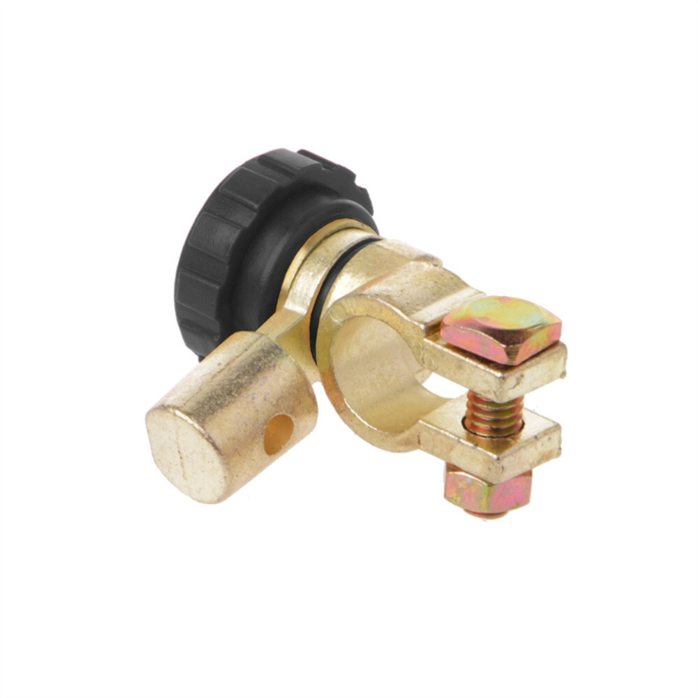 Battery Link Terminal Quick Cut-off Disconnect Master Kill Shut Switch For Car