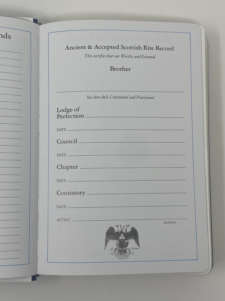 New Scottish Rite Member Bible Cornerstone Edition