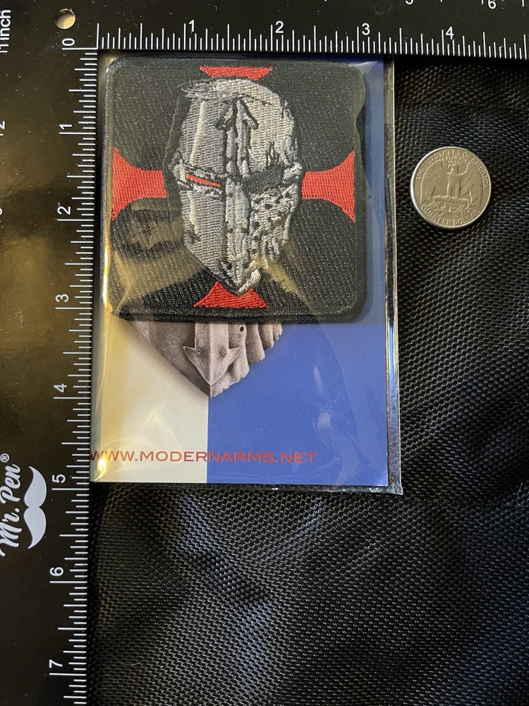 Square Templar Tactical Morale Patch, Modern Arms Patch, Embroidered