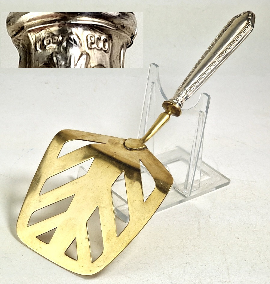 Cake Server 800 Silver Brass around 1900 R81