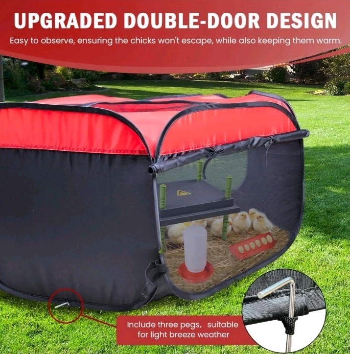 Chicken Brooder Box for Chick Starter Kit - 10 * 12inch Brooder Heating Plate...