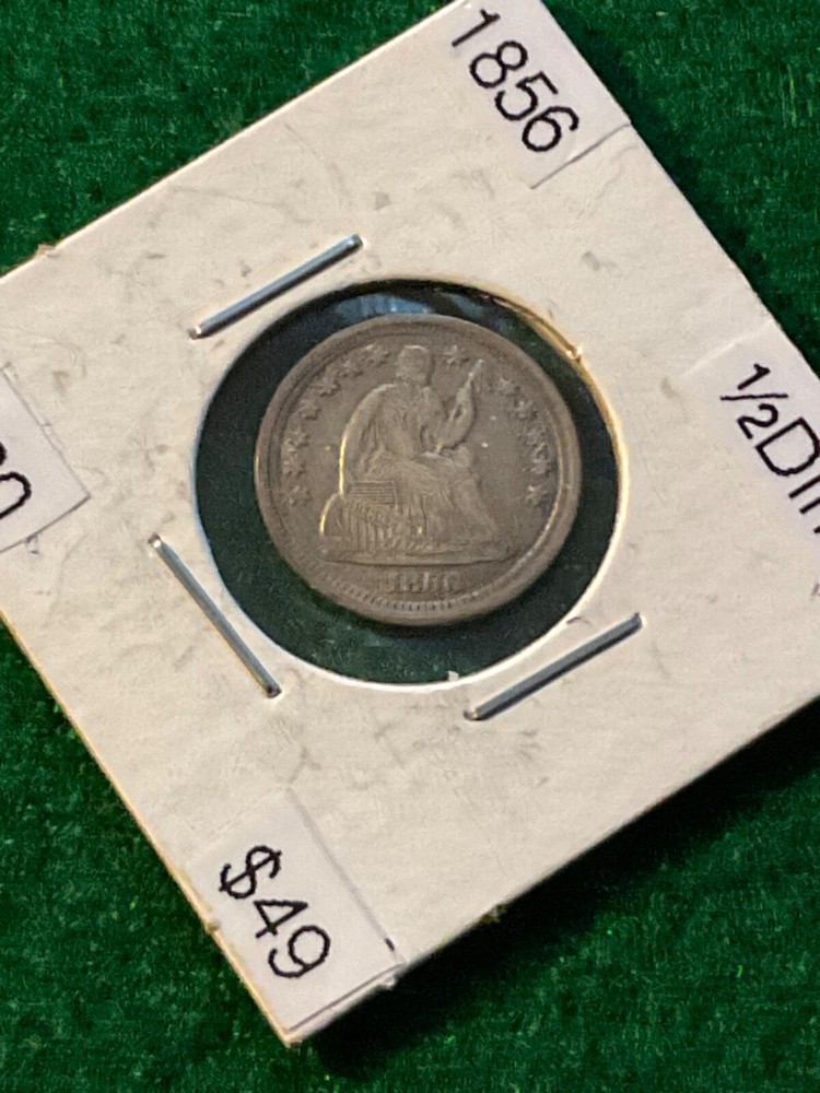 1856 Silver Seated Half Dime - TD4