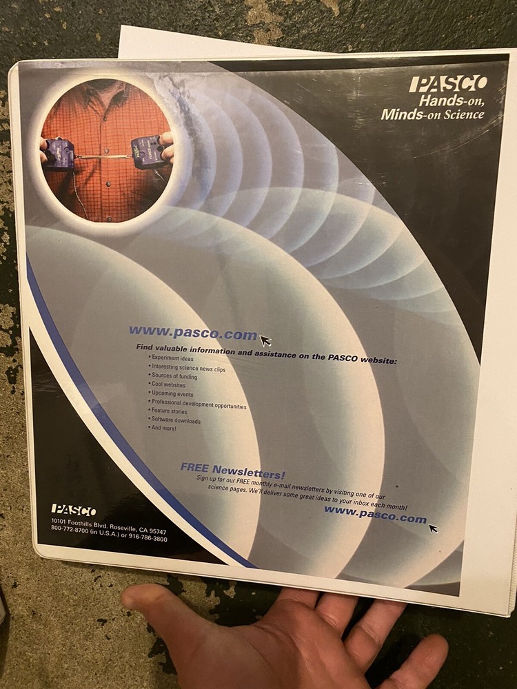 Pasco Pasport Explorations in Physics Probeware Lab Manual PS-2810