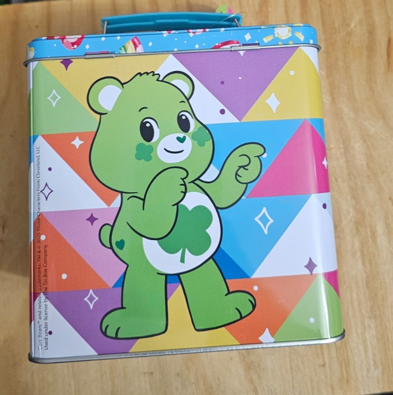 Metal lunch Boxes Square Care Bears