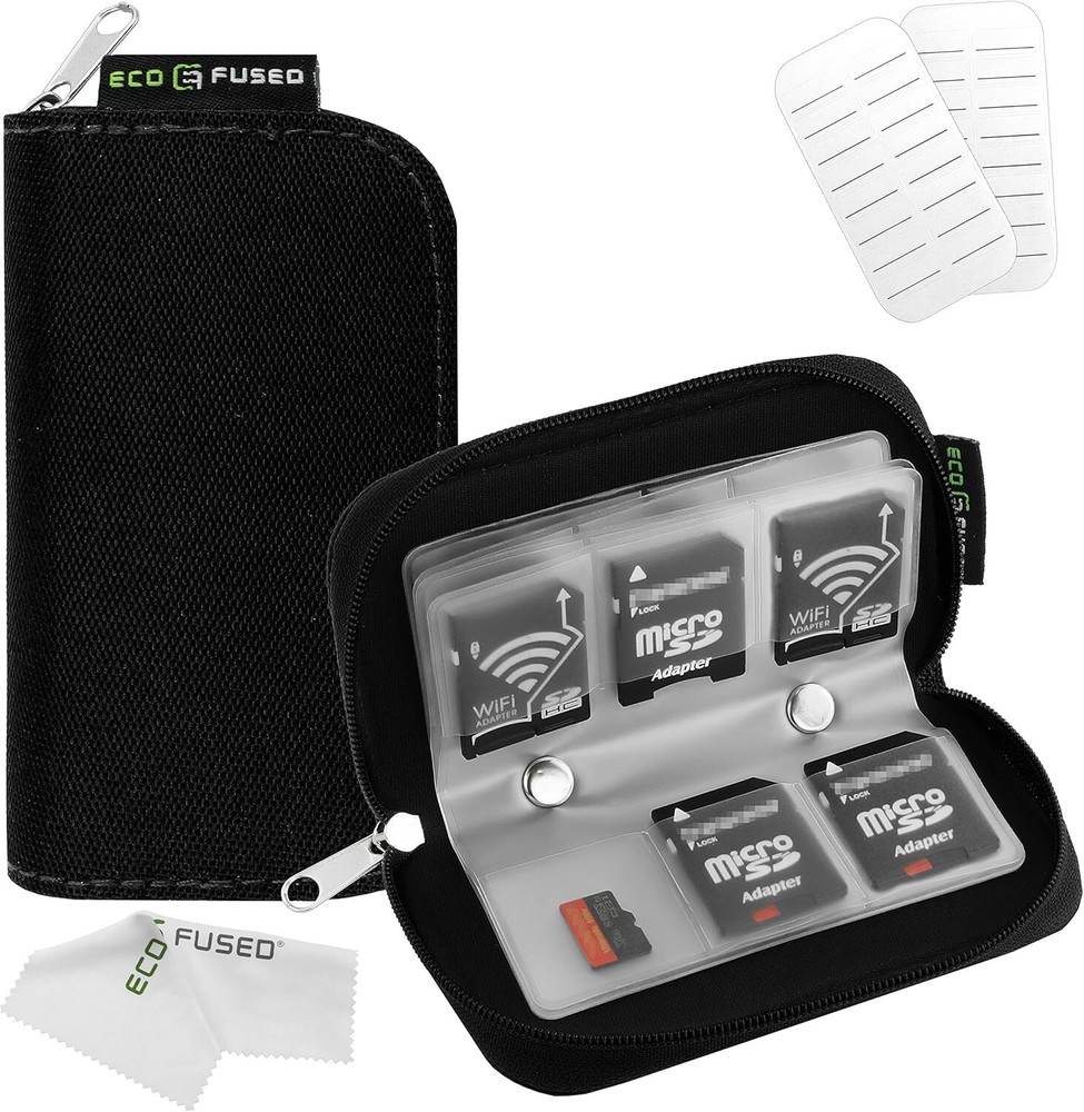 Versatile Memory Card Carrying Case - Keep Your Cards Safe & Organized