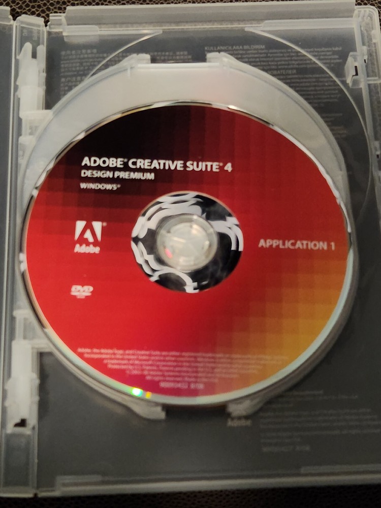 Adobe Creative Suite 4 CS4 Design Premium Windows Full Retai DVD Version *READ*