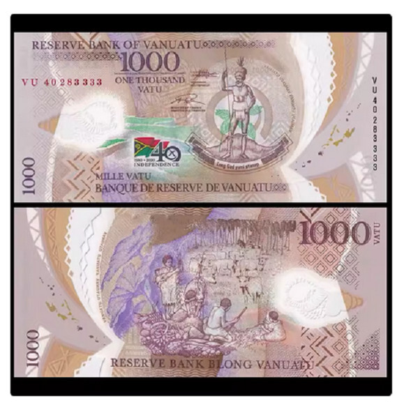 2020 Vanuatu 1000 Vatu UNC NEW Banknotes