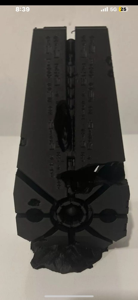 Warhammer 40K Terrain Scenery Piece Black Monolith Unpainted