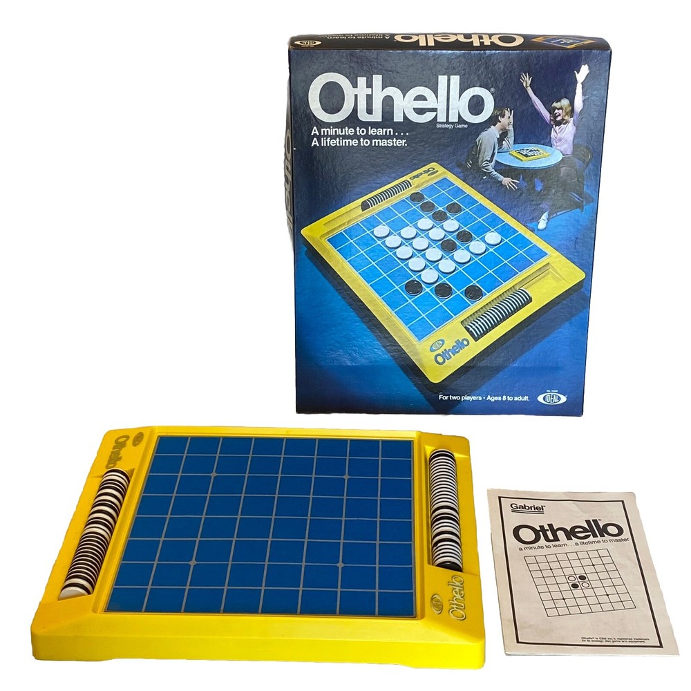 Othello Board Game Vintage 1983 Strategy Game Ideal Complete