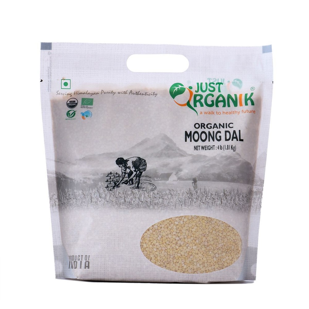 Organic Moong Dal, Green Lentils Split