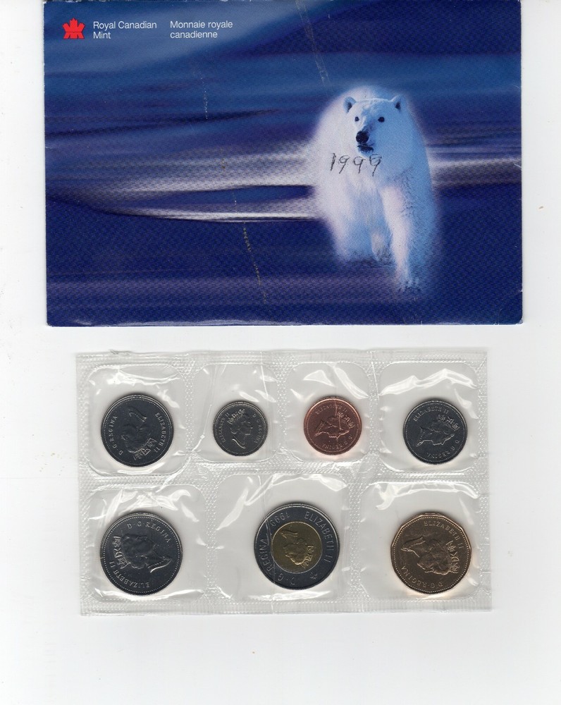 1999 Canadian uncirculated set