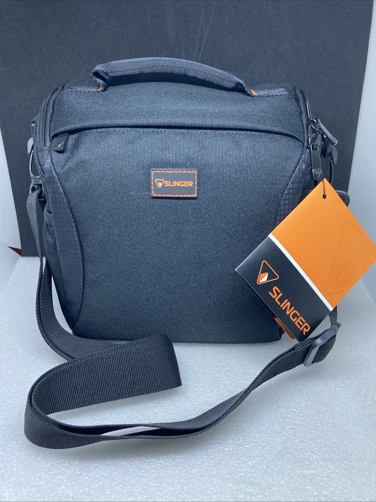 Slinger Alpine 160 Camera Bag Black Water Resistant Multi-Device Shoulder Strap