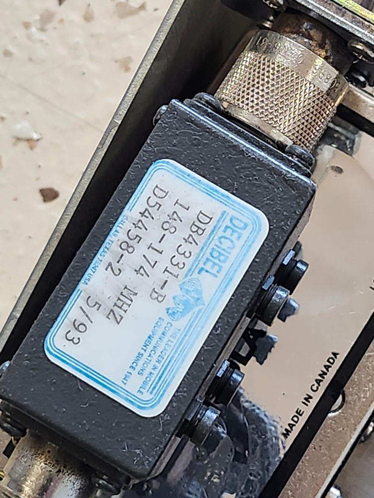 Sinclair VHF Circulator Isolator IM Panel Dual Port PC2214