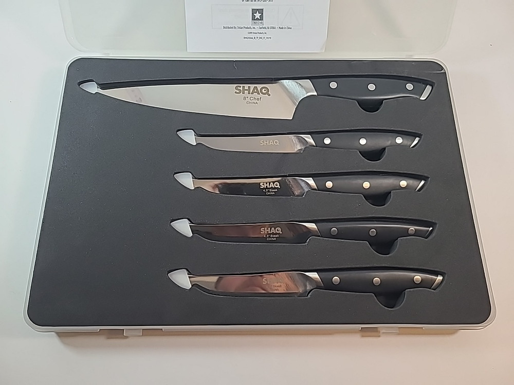 Shaq 5 Piece Knife Set With Case