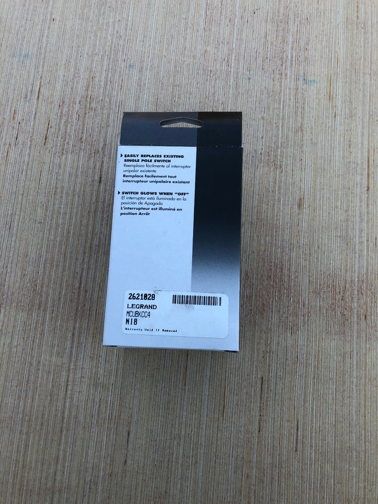 Legrand MCU-BKCC4 Premium Motion activated utility room light switch - Black