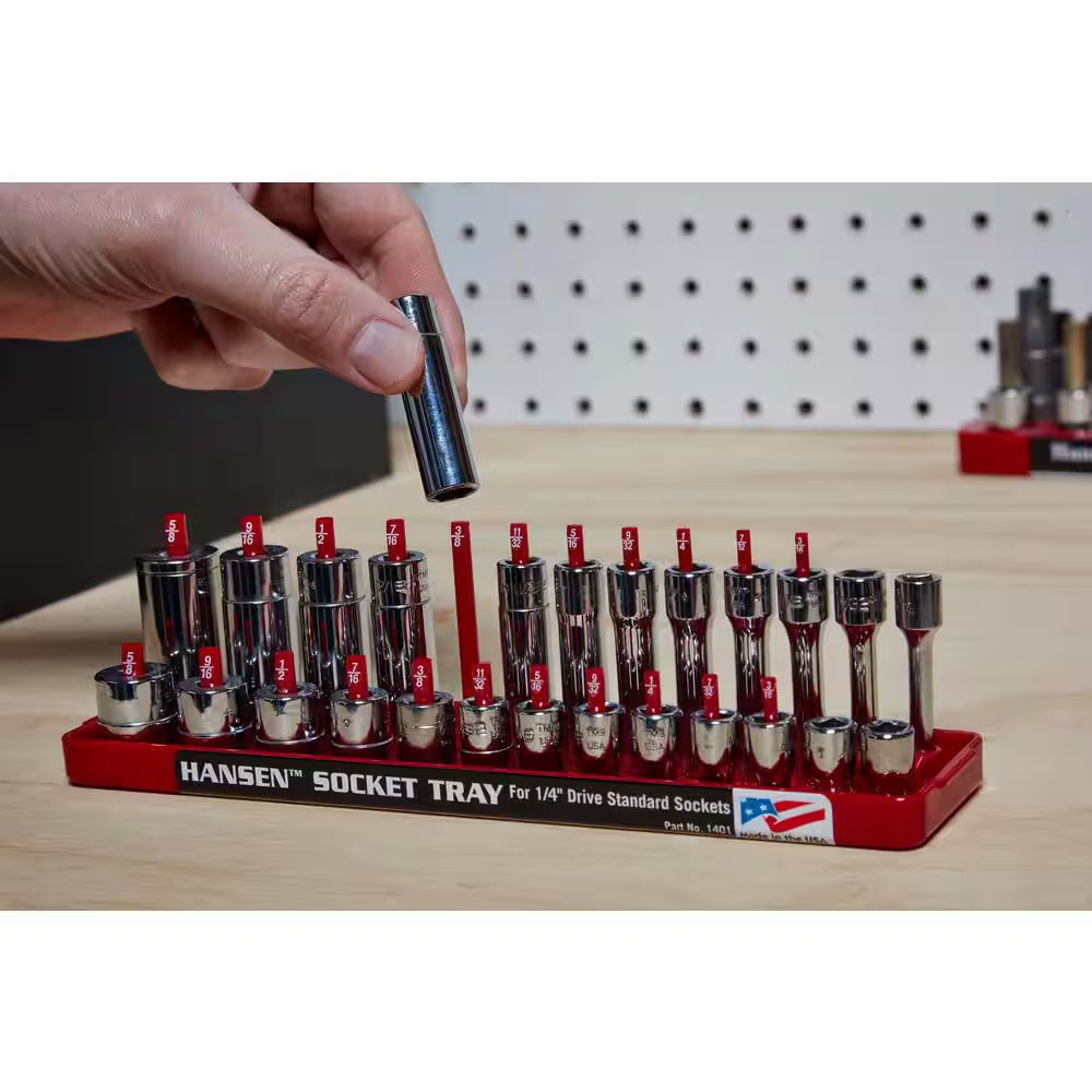 1/4 In. Drive Standard Socket Tray