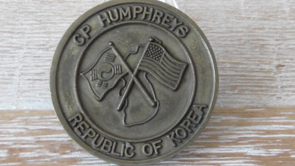 USAF 607th Combat Communications Squadron CBCS ROK Challenge Coin #D935