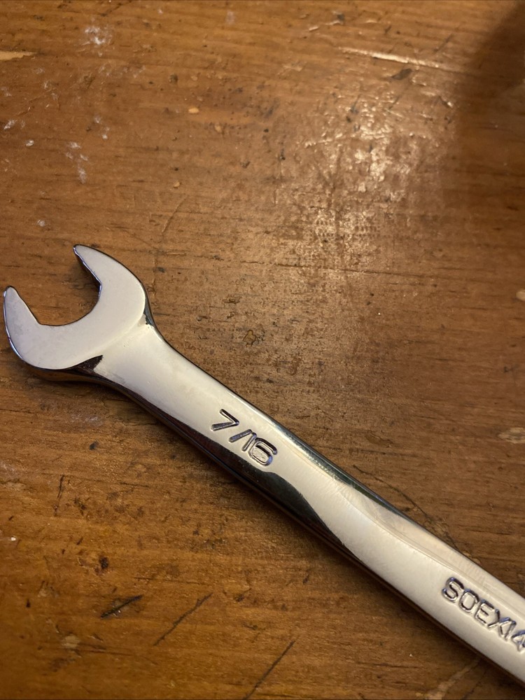 Snap-on Tools SOEX14 7/16" 12pt Point Flank Drive Plus Combination Wrench